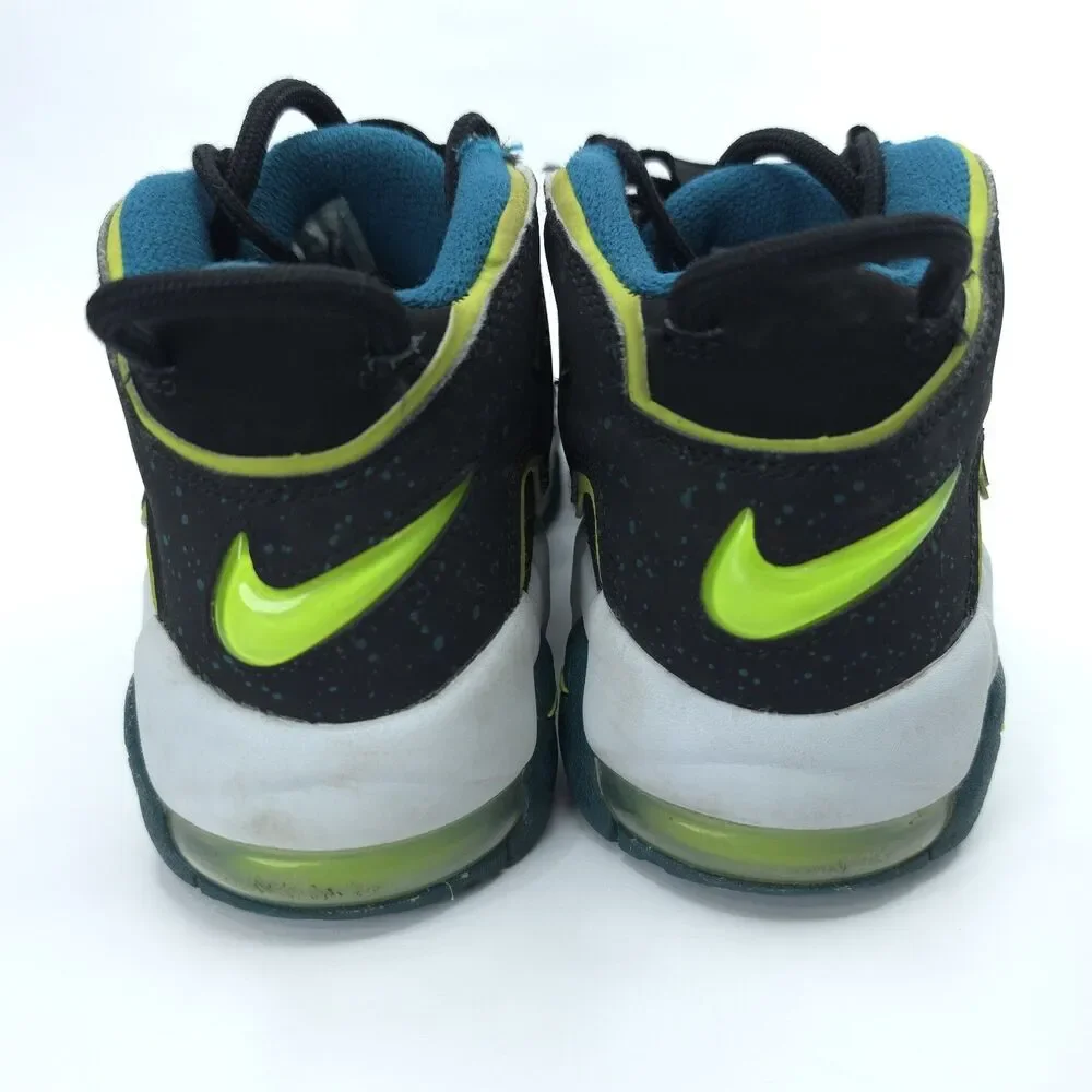 Nike Air More Uptempo GS 'Black Geode Teal' DZ2809-001 Youth Sz 4Y Women Sz 5.5